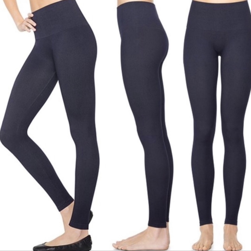 Spanx Assets by Sara Blakely Seamless Denim Legging Dark Indigo New With Tag